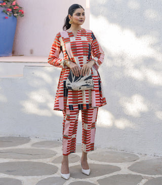 Multicolour Checks Co-Ord Set