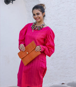 Hot Pink Lawn Kurta