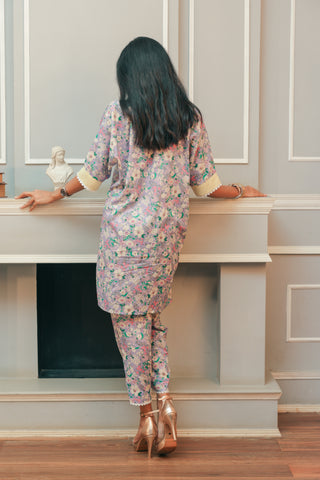 Lilac Lawn Kurta Co-ord Set