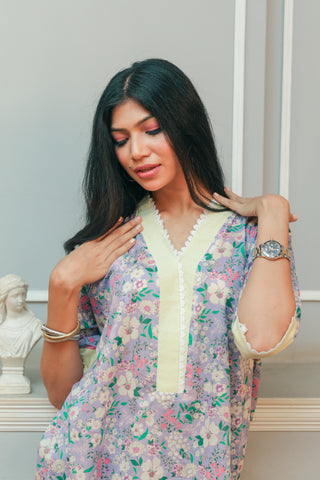 Lilac Lawn Kurta Co-ord Set