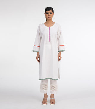 White Lawn kurta